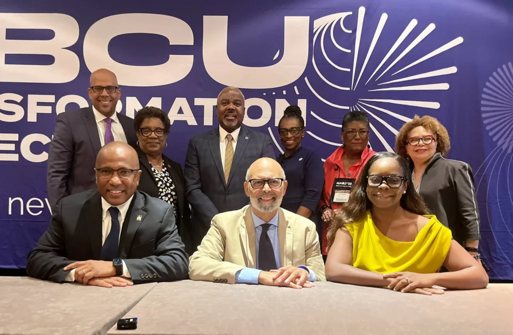 Group photo of HBCU leaders and stakeholders at HBCU Transformation event