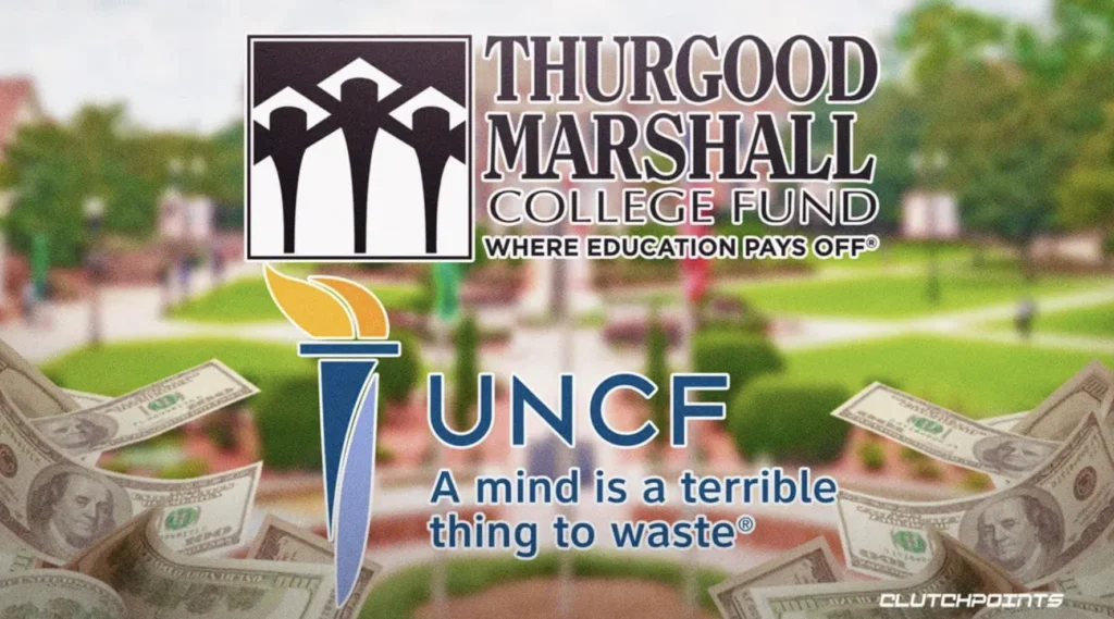 Thurgood Marshall College Fund and UNCF logos